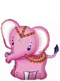 Слоненок 86 см розовый