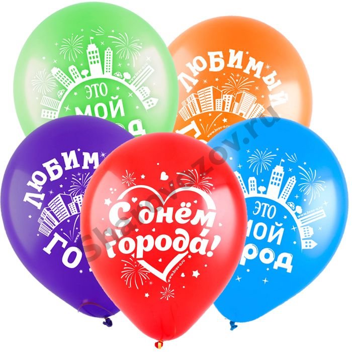 Набор воздушных шаров "Мой город"